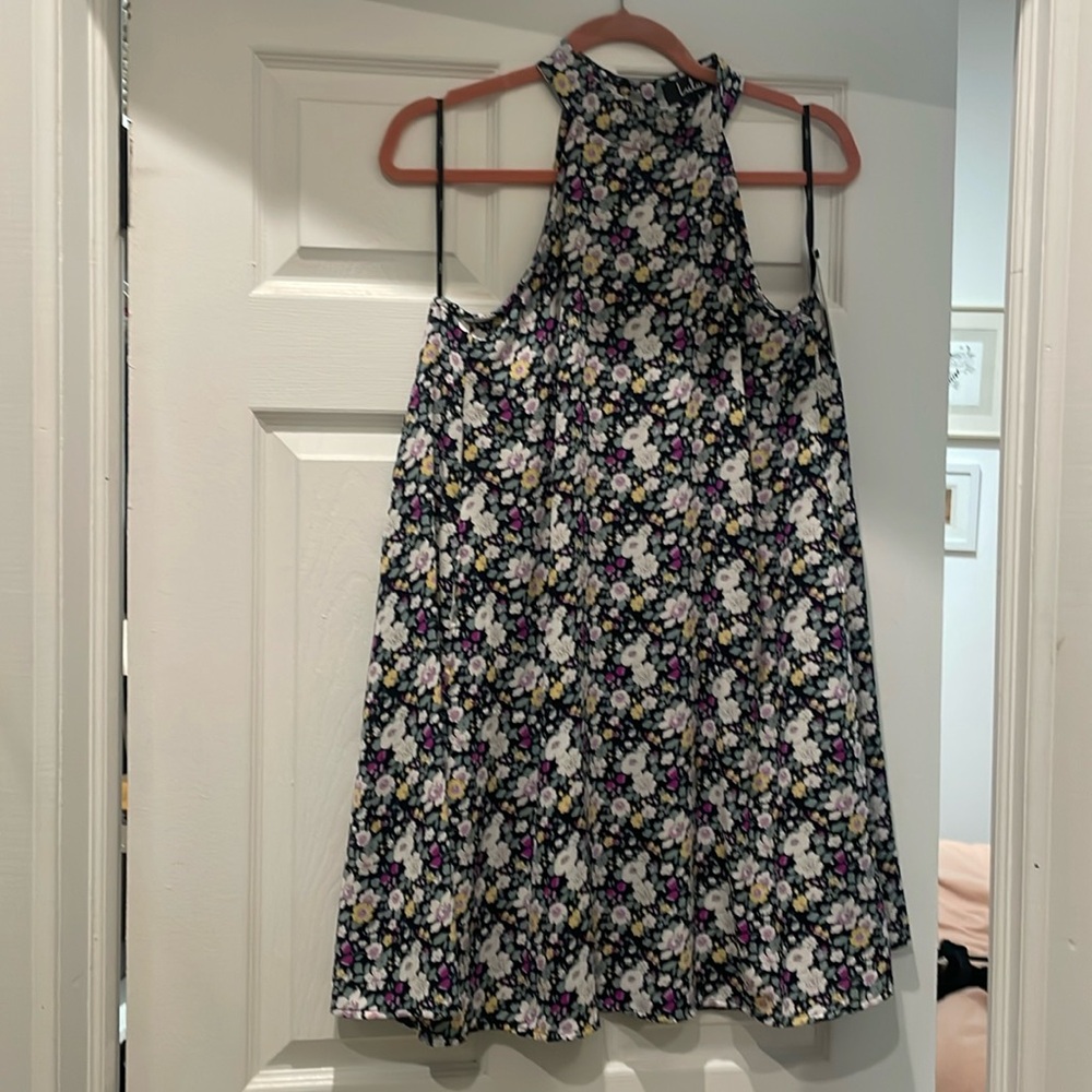 Lulus hi neck floral dress